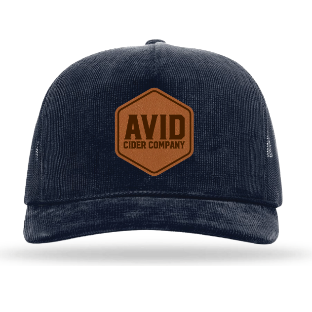 AVID | Leather Patch Corduroy Trucker Cap