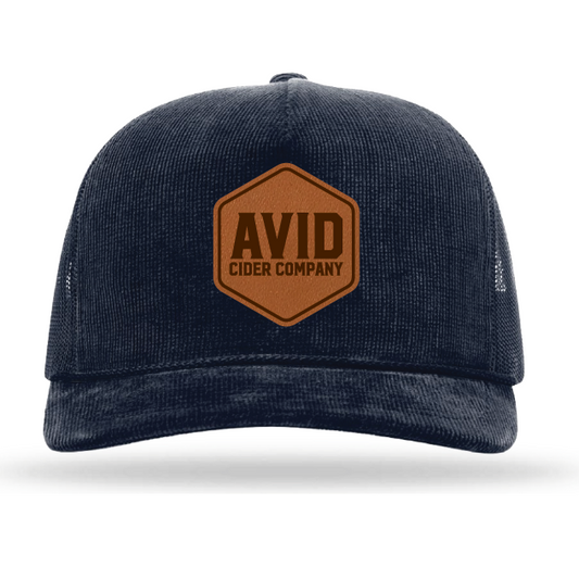 AVID | Leather Patch Corduroy Trucker Cap